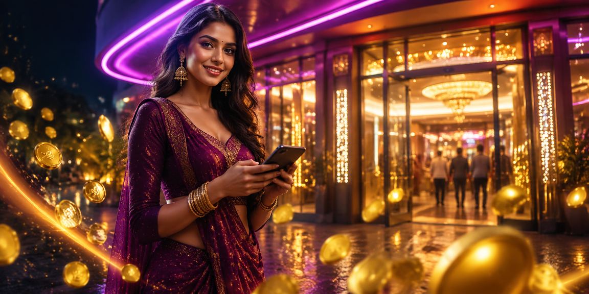 Player using casino app with Bollywood themed slots in Delhi