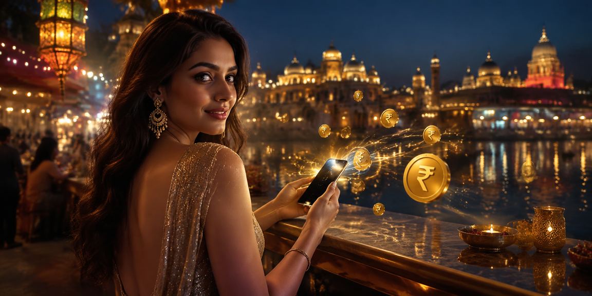 Indian currency notes and cashback bonus visual representing payment offers